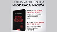 Potpisivanje knjiga Miodraga Majića u Nišu i Novom Sadu