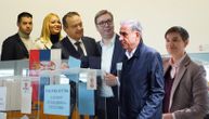 Vućić glasao među prvima, Dačić došao sa suprugom, Siniša Mali se prekrstio, a poranili i lideri opozicije