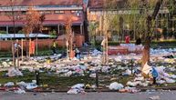 Studenti ponovo ostavili smeće nakon proslave svog dana: Dvorište doma prekriveno kesama, limenkama, čašama...