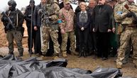 Potresne slike iz Buče: Počela ekshumacija žrtava iz masovne grobnice, na licu mesta EU lideri