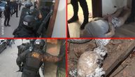 Hapšenje u Kragujevcu: Policija mu upala u stan i pronašla vreću heroina i vagicu