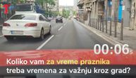 Zamislite da je stalno ovako: Beograđanin danas do posla putovao 5 minuta umesto 20, sve je snimio