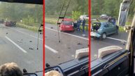 Nesreća na auto-putu u Beogradu: Dva automobila uništena