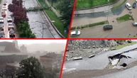 Olujno nevreme protutnjilo Zenicom: Vetar nosio crepove, obarao drveće, poplavljeni putevi