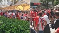 Olympiacos fans occupy center of Belgrade: Chants echoing, they praise Red Star and call out Partizan