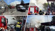 Žena stradala u požaru na Tošinom bunaru: Prve fotografije i snimci sa mesta tragedije
