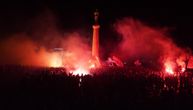 Delije "zapalile" Kalemegdan: Beograd gori zbog proslave Zvezdine titule, ori se pesma kod Pobednika