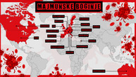 Mapa zemalja koje su prijavile slučajeve majmunskih boginja: Raširile se na 3 kontinenta, stigle i na Balkan