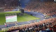 Romini navijači na "Olimpiku" u transu nakon gola: Gledaju utakmicu na video-bimu, a atmosfera kao da je uživo