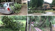 Ovako je nevreme protutnjalo kroz Sremsku Mitrovicu: Oluja čupala stabla, nosila crepove, automobili oštećeni
