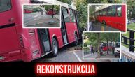 Rekonstrukcija nesreće u Nemanjinoj: Autobusu otkazale kočnice, pa kosio sve pred sobom