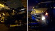 Snimak nakon haosa u Rakovici: Vozila u udesu potpuno "zgužvana", povređena žena