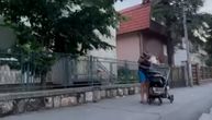 "Alo, mentolu! Svi me gledaju zbog tebe kao retarda": Muškarac se unosi bebi u lice, užasan snimak iz Beograda