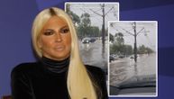 Karleuša zaglavljena u potopljenom Beogradu: Pevačica snimala poplavu