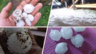 "Obelelo kao da je pao sneg": Ledenice veličine jajeta zasule sela, jako olujno nevreme pogodilo Novu Varoš