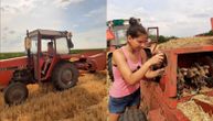 Dragana (17) raspuste provodi u selu i na njivi: Od sedme godine vozi traktor, pomaže roditeljima i komšijama