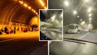 Autobus pun putnika zapalio se na putu ka Crnoj Gori: Počelo da gori usred vožnje i to u tunelu