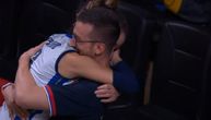 Divne scene posle finala Lige nacija: Selektor Srbije "uleteo" da proslavi zlato sa svojom suprugom