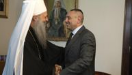 Interior Minister Aleksandar Vulin and Patriarch Porfirije meet in the Patriarchate in Belgrade