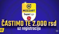 Super nagrada za 3. kolo Mozzart Bet Superlige: Mozzart te časti sa 2.000 dinara