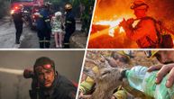 Najpotresnije slike požara koji divljaju Evropom: Devojka spava na ulici, spasavaju stare i životinje
