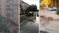 Bujica nosi automobil, ulice poplavljene: Stravično nevreme pogodilo Niš, padao grad veličine lešnika