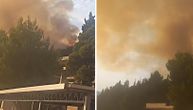 Požar kod Bara pod kontrolom, čekaju se helikopteri: Vatrogasci sprečavaju da vatra stigne do kuća