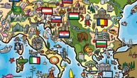 Jedna mapa na Fejsbuku pokrenula oštru polemiku, svi se pitaju šta je sa Srbijom: Na njoj samo medved i trava