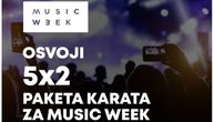 Osvojite karte za Music Week: Budite u prvim redovima na nastupima Cobija, Raste, Angelline, Nikolije i drugih