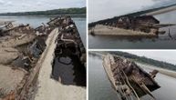 Plovili smo kraj nemačkih brodova iz Drugog svetskog rata, koji su izronili na Dunavu: Prizor je nestvaran
