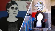 Prekrečen mural Darje Dugine u Beogradu: Umesto njenog pogleda ostala je belina, a ispisana je i čudna poruka