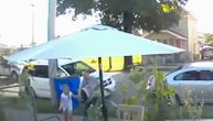 Pokušaj otmice uhvaćen na snimku: Muškarac zgrabio devojčicu ispred njene kuće dok je nosila smeće