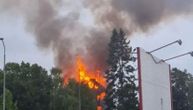 Bukti ogroman požar u Šapcu: Napušteni mlin ceo je u plamenu