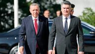 Erdogan i Milanović održali sastanak na Pantovčaku