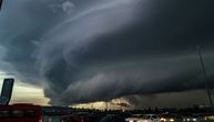 Photos of a black cloud curling over Belgrade: This thing brought us a supercell storm