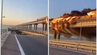 Velika eksplozija na Krimskom mostu, deo kolovoza uništen: Rusi saopštili uzrok incidenta