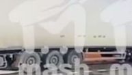 Objavljeni prvi snimci: Ovo je kamion koji je eksplodirao na Krimskom mostu? Evo kako prolazi kontrolu