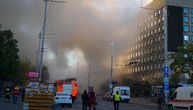 Prvi snimak iz Kijeva nakon granatiranja: Gust dim se širi gradom, pogođena termoelektrana?