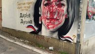 Mural na Dorćolu posvećen Darji Duginoj prešaran crvenom bojom: Podržavala je invaziju na Ukrajinu