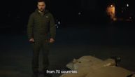 Zelenski u mraku stajao kraj oborenog drona i poslao jasnu poruku Rusima