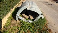 Hit u Vranju: Dva poklopca kontejnera na betonu, a ispod - rupa