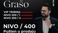 Rasprodat koncert Petra Graša u Štark Areni! Pušten u prodaju i nivo 400, saopštili organizatori