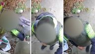 Snimak pokušaja obijanja kuće na Zvezdari: Kamera uhvatila momka koji je hteo da provali