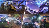 Poznat identitet nastradalog iz Novog Sada: BMW prešao 4 saobraćajne trake, pa zakucao u drvo, ostao samo panj