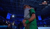 Najlepša scena iz Torina: Novak odmah otišao kod sina da slavi, pogledajte emotivan zagrljaj sa Stefanom!