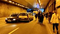 Snimci sudara na Zelenom vencu: Kolaps u tunelu, saobraćaj zaustavljen