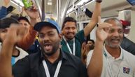 Reporteri Telegrafa vodili navijanje u metrou: Indusi klicali "Srbija, Srbija" pred Brazilcima