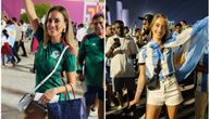Vrela podrška ispred stadiona: Zgodne "senjorite" iz Meksika i Argentine podigle temperaturu u Kataru
