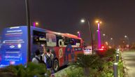 Orlovi krenuli na meč odluke: Pogledajte kako je autobus Srbije uz rotacije krenuo ka Stadionu "974"
