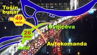 Popodne na ulicama Beograda: Auto-put u kolapsu, prilazi Brankovom mostu zakrčeni, haos i na Pančevcu